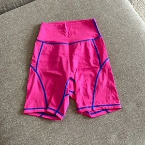 BuffBunny Wave Bike Short in Miami Vice/H2O Pink